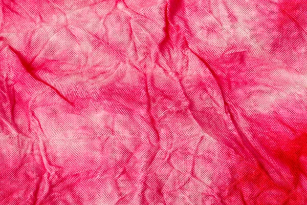 Röd Batik Tyg Struktur Och Textil Bakgrund — Stockfoto