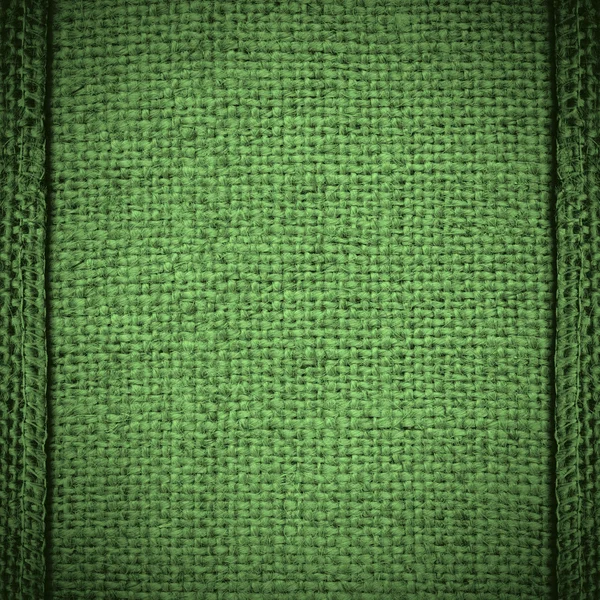 Textura de lino verde — Foto de Stock