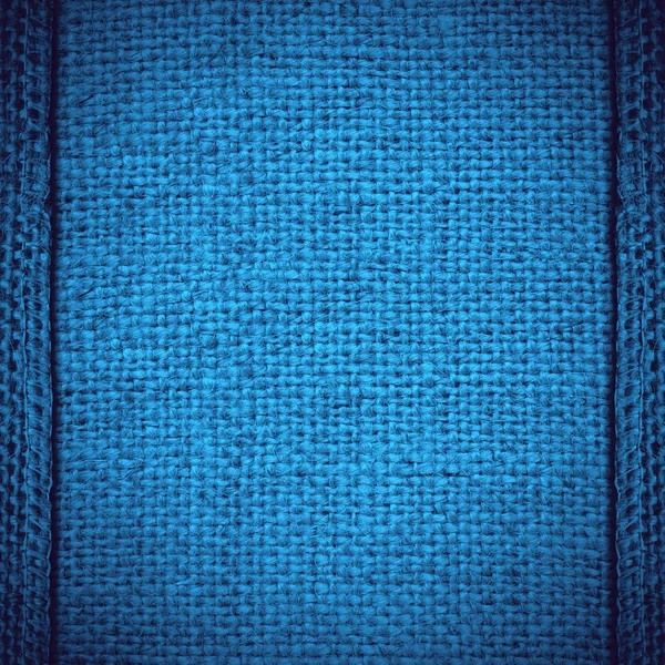 Textura de linho azul — Fotografia de Stock