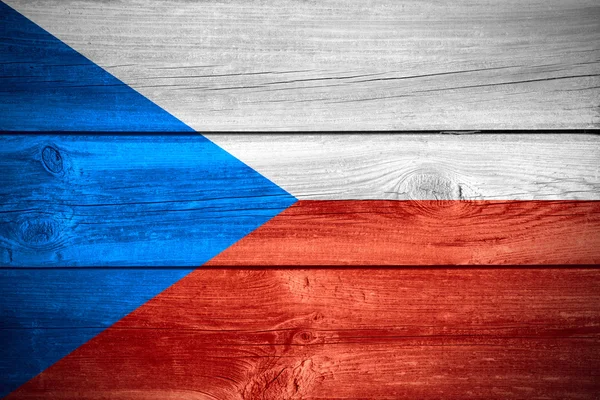 Bandeira checa Fundo — Fotografia de Stock