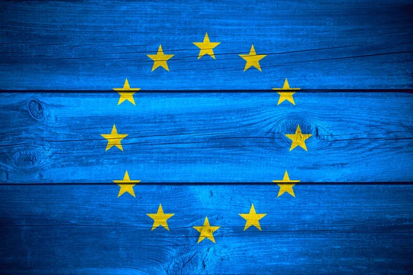 Europese vlag — Stockfoto