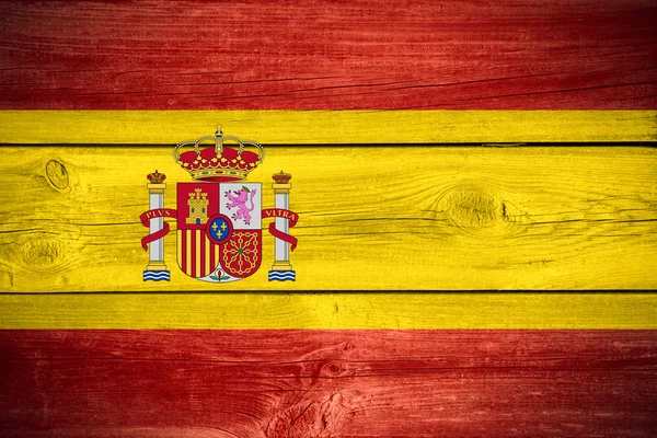 Bandeira espanhola fundo — Fotografia de Stock