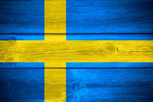 Hintergrund schwedische Flagge — Stockfoto