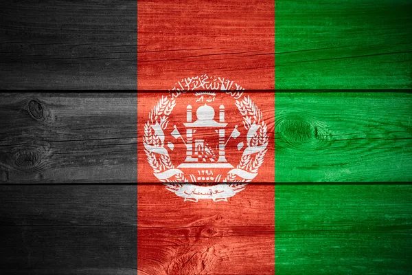 Fondo de la bandera afgana — Foto de Stock