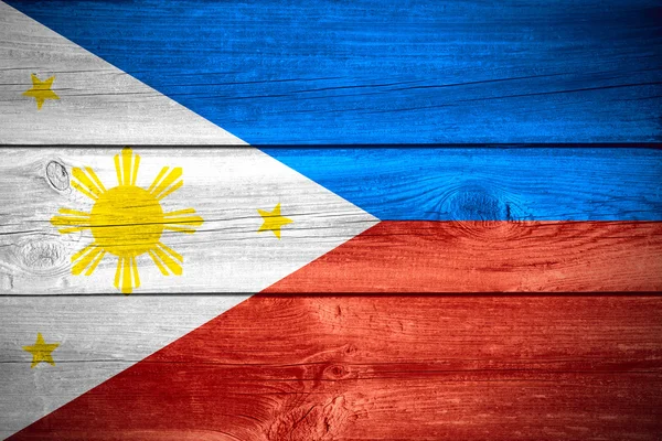 Filipíny vlajky — Stock fotografie