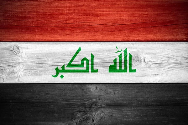 Sfondo della bandiera irachena — Foto Stock