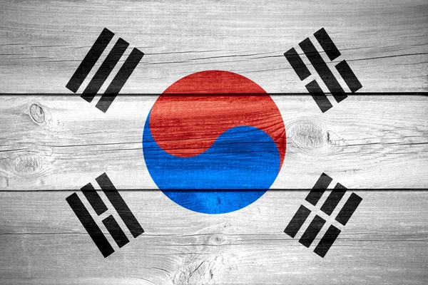 Bandiera sud coreana — Foto Stock