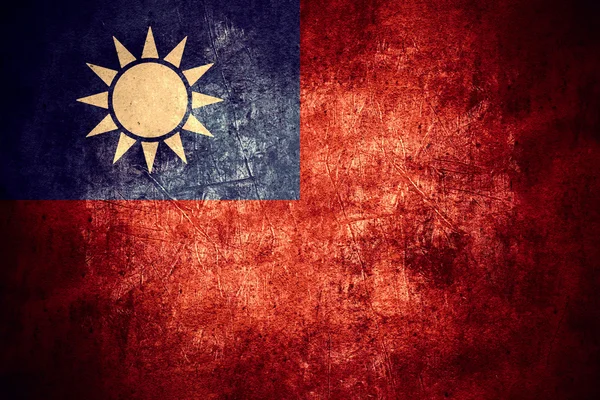 Flagge von Taiwan — Stockfoto