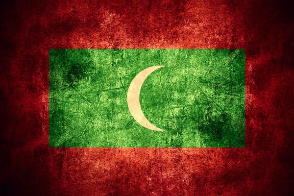 Flagga Maldiverna — Stockfoto