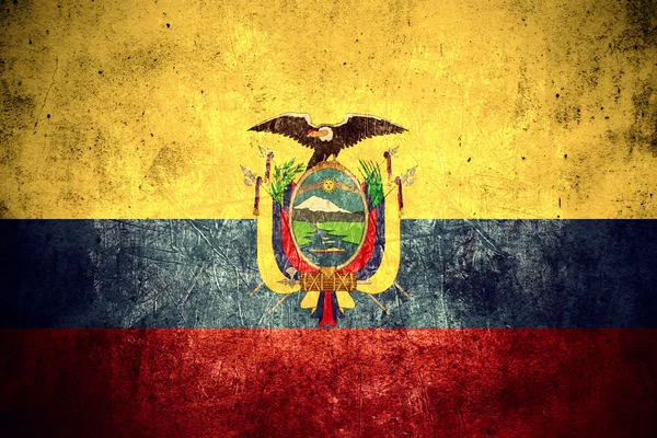 Flagge Ecuadors — Stockfoto