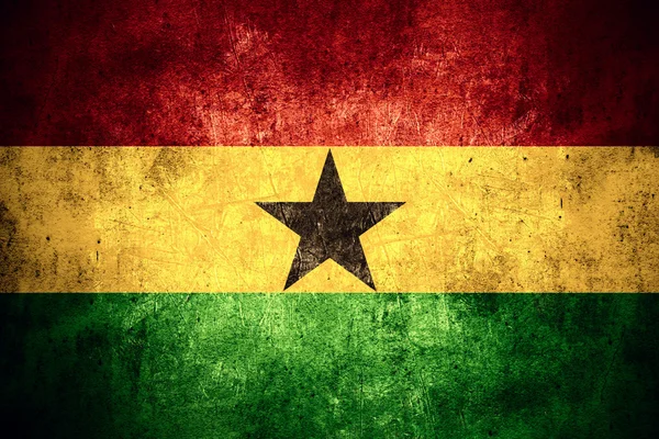 Flagge von Ghanas — Stockfoto