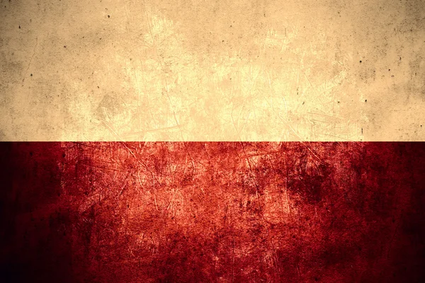 Bandeira de poland — Fotografia de Stock