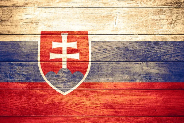 Flagga Slovakien — Stockfoto