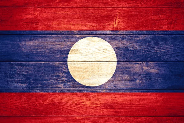 Flag of Laos — Stock Photo, Image