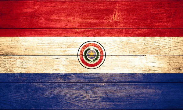 Bandeira do paraguai — Fotografia de Stock