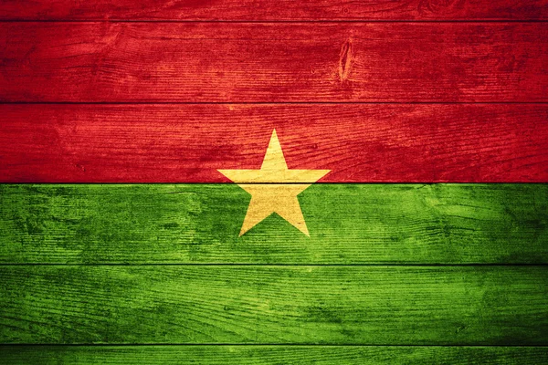 Bendera Burkina Faso — Stok Foto