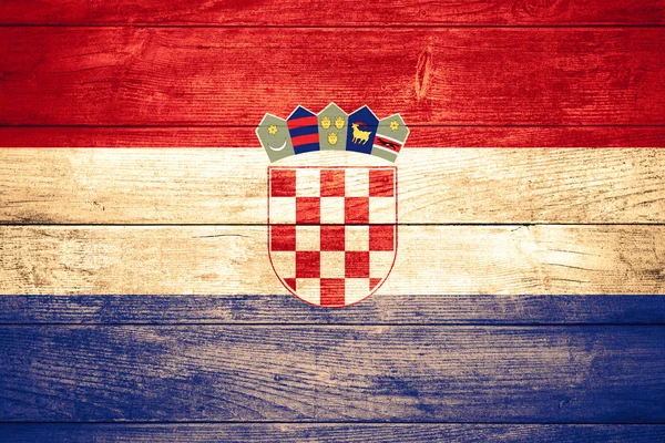 Прапор Хорватії — стокове фото