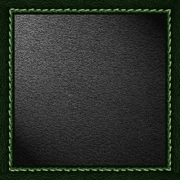 Black leather background — Stock Photo, Image