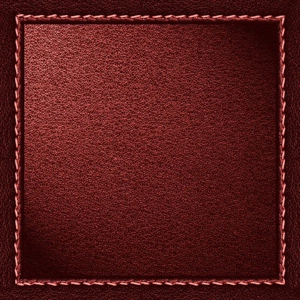 Fundo de couro vermelho — Fotografia de Stock