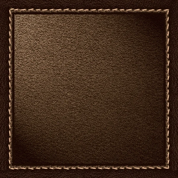 棕色皮革背景 — 图库照片
