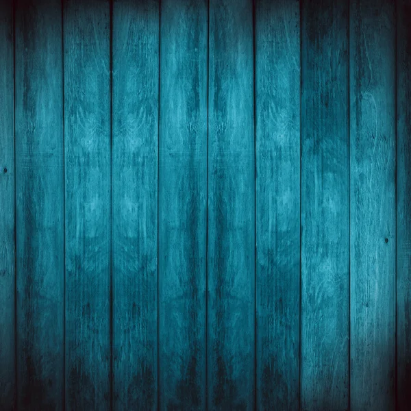 Blue wooden rustic background — Stock Photo, Image