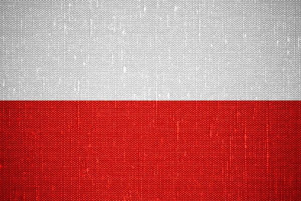 Bandeira de poland — Fotografia de Stock