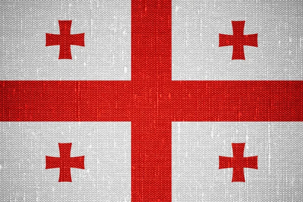 国旗的格鲁吉亚 — 图库照片
