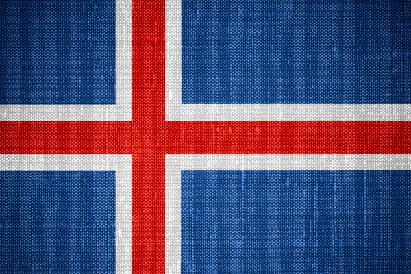 Vlag van IJsland — Stockfoto