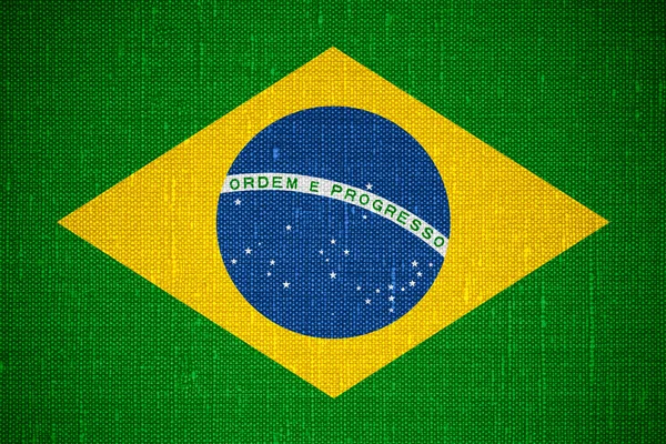 Flagge Brasiliens — Stockfoto
