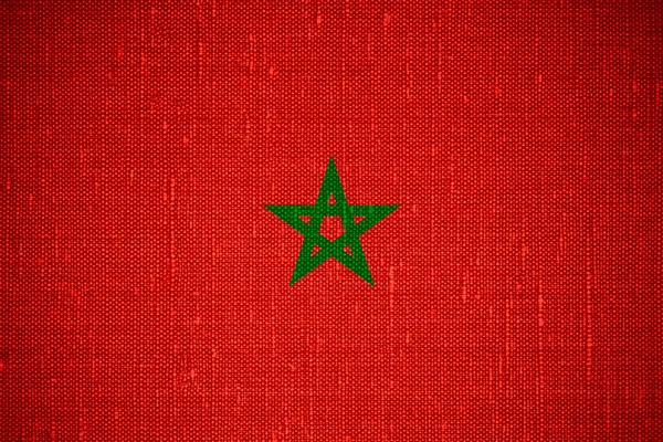 Bandeira de Morocco — Fotografia de Stock