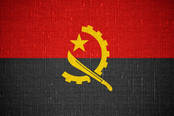 Bandeira de Angola — Fotografia de Stock