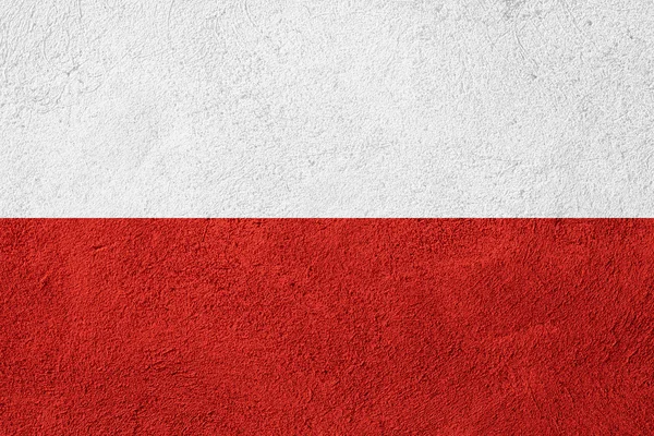 Bandeira de poland — Fotografia de Stock