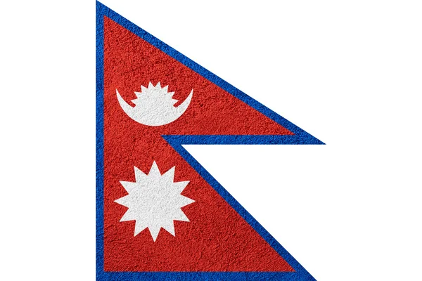 Flagge von Nepal — Stockfoto