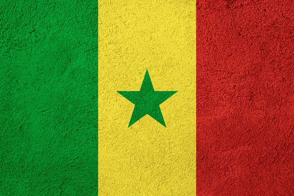 Flagge des Senegal — Stockfoto