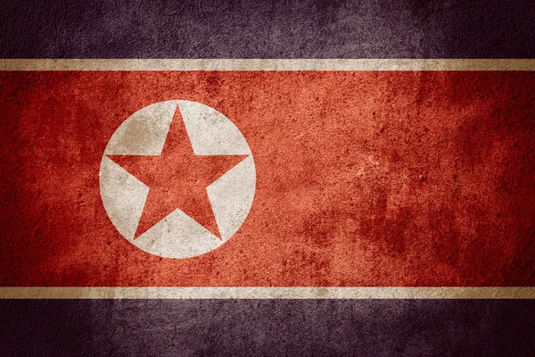 Bandeira da Coreia do Norte — Fotografia de Stock