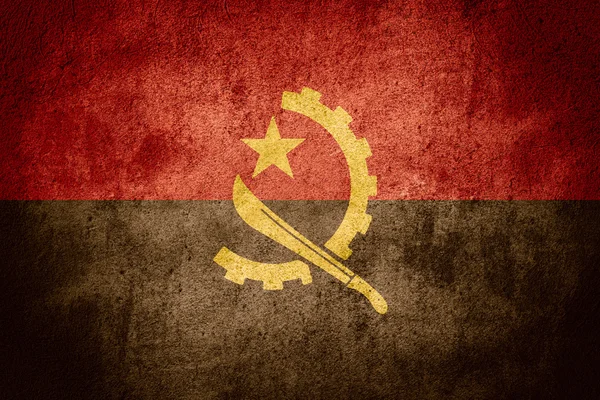 Flagge von Angola — Stockfoto