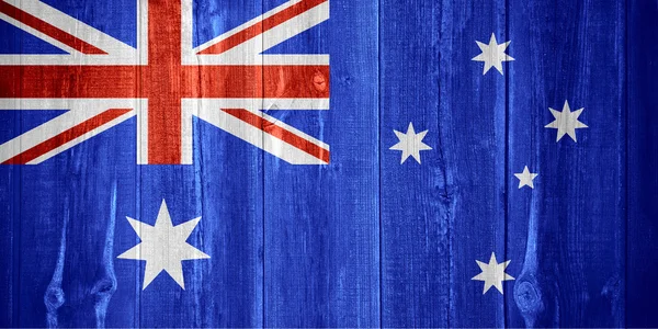 Australiens flagga — Stockfoto