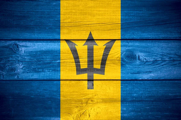 Bandeira de Barbados — Fotografia de Stock