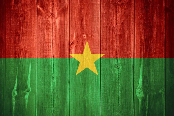 Bandera de Burkina Faso — Foto de Stock