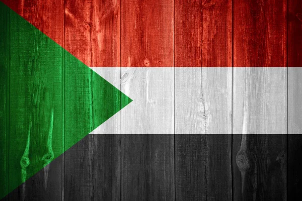 Bandeira de sudan — Fotografia de Stock