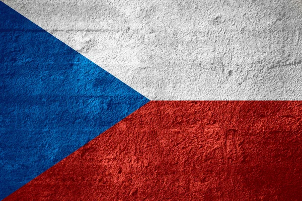 Bandera de Czech — Foto de Stock