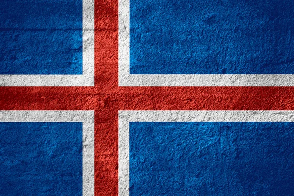 Bandera de Islandia —  Fotos de Stock