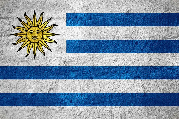 Bandeira do Uruguai — Fotografia de Stock