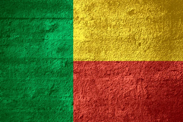 Flagge von Benin — Stockfoto