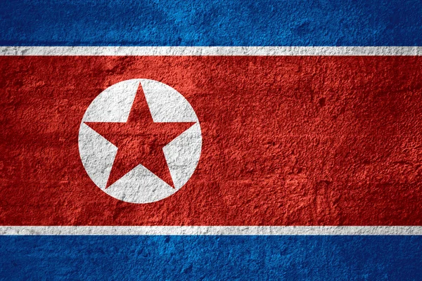 Flagge Nordkoreas — Stockfoto