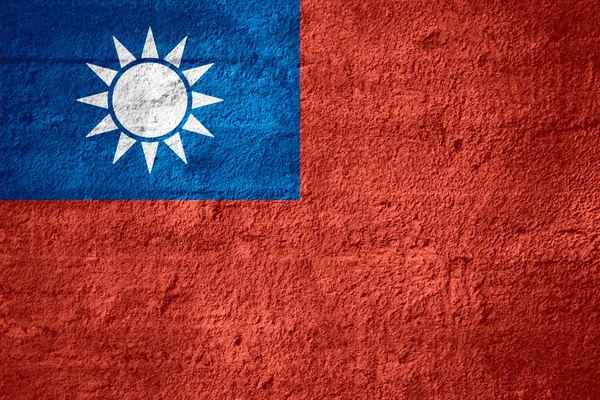 Flagge von Taiwan — Stockfoto