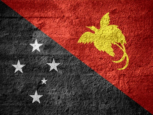Vlajka Papuy-Nové Guineje — Stock fotografie