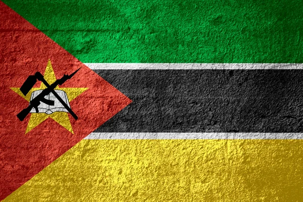 Bandeira de Moçambique — Fotografia de Stock