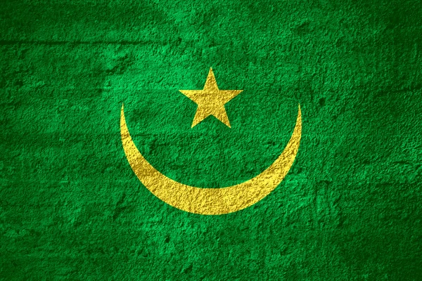 Прапор Мавританії — стокове фото