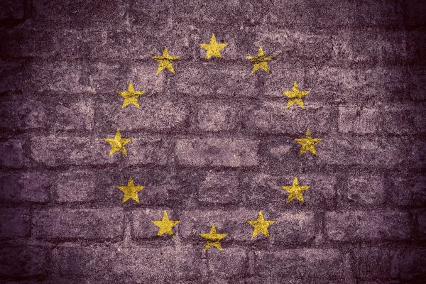 Bandera Unión Europea — Foto de Stock